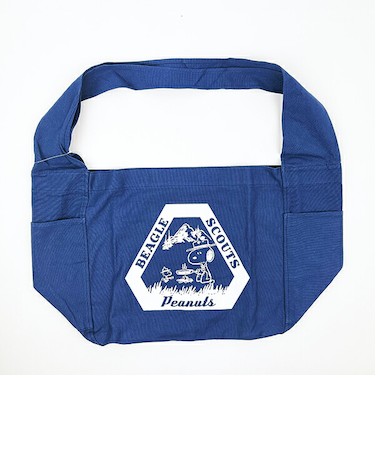 スヌーピー ニュースペーパーバッグ ビーグル・スカウト かばん ネイビー SNOOPY