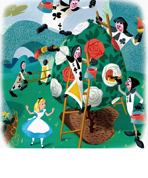 ディズニー  アリス アートパネル インテリア Disney  日本製