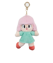 マムアン マスコット ピンク×グリーン ぬいぐるみ