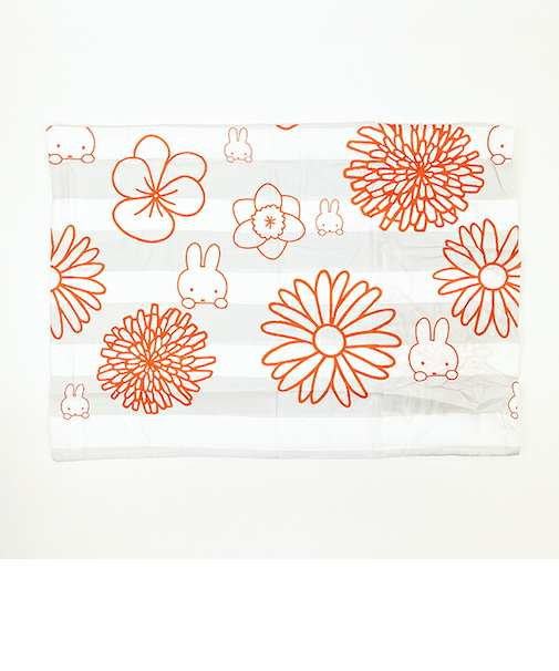 ミッフィー miffy ピローケース(中かぶせ式) 【65×45cm】 レッド