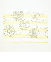 ミッフィー miffy ピローケース(中かぶせ式) 【65×45cm】 イエロー