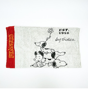 スヌーピー のびのびピローケース 75thツリー レッド 枕カバー 寝具 パイル地 75th SNOOPY