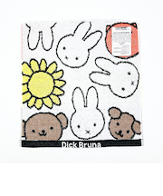 ミッフィー miffy ミッフィーフレンズ ミニタオル (ホワイト) ハンカチ 日本製 西川