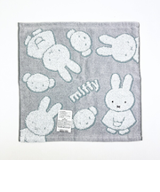 ミッフィー miffy ミッフィーベア ウォッシュタオル (グレー) 日本製 西川