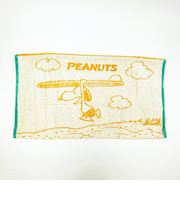 スヌーピー のびのびピローケース Surf オレンジ 枕カバー 寝具 パイル地 SNOOPY