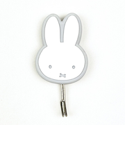 ミッフィー miffy ラバーフック (グレー)
