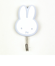 ミッフィー miffy ラバーフック (ブルーグレー)