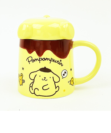 サンリオ ポムポムプリン おしりのフタ付きマグ コップ Sanrio