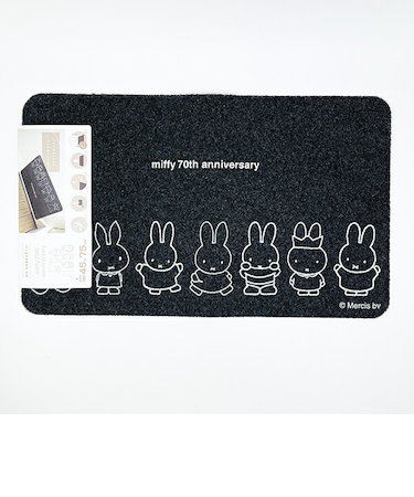 ミッフィー miffy 70th 屋内・屋外兼用玄関マット