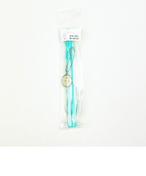 ほわころくらぶ リコーダーボールペン ブルー ステーショナリー 文具