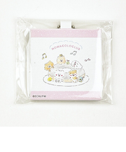 ほわころくらぶ キャンバスキーホルダー ドーナツ ホワイト