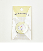 ほわころくらぶ 缶バッジ ほわっ 32mm イエロー