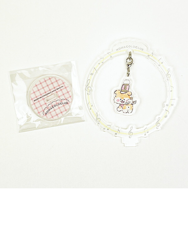 ほわころくらぶ 揺れるアクリルスタンド（3） しばころちゃん インテリア イエロー