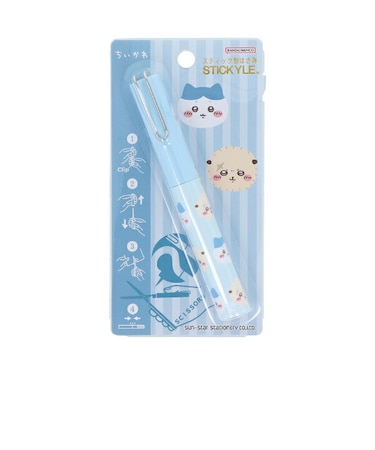 ちいかわ ハチワレ×ラッコ スティッキールはさみ 文具