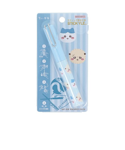 ちいかわ ハチワレ×ラッコ スティッキールはさみ 文具