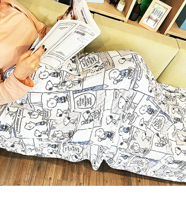 スヌーピー Ice Cream comics クールケット グレー ひんやり SNOOPY 寝具 西川