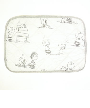 スヌーピー Happiness ピローパッド 63×43cm グレー 寝具 SNOOPY 西川