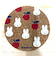 ミッフィー miffy コルクコースター (リンゴ) MIFFY FRUITS 日本製