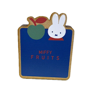 ミッフィー miffy ダイカットメモスタンド (ブルー) ウッドクリップ MIFFY FRUITS 日本製