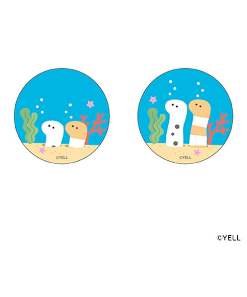 つぶらな瞳 ちんあなご にしきあなご バッジ バッチ まじかる百貨店缶