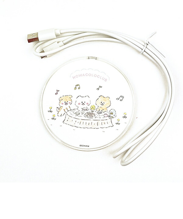 ほわころくらぶ ワイヤレスチャージャー ティータイム スマホ iPhone アンドロイド