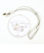ほわころくらぶ ワイヤレスチャージャー ハート スマホ iPhone アンドロイド