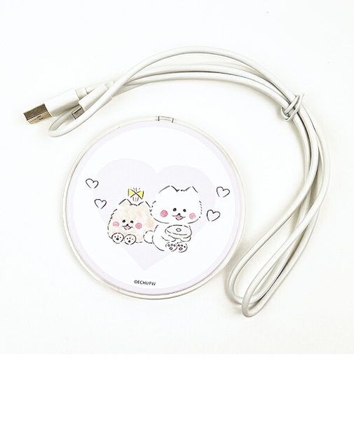 ほわころくらぶ ワイヤレスチャージャー ハート スマホ iPhone アンドロイド