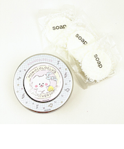 ほわころくらぶ  5周年マグネット付きギフト缶 石鹸入り B ハンドソープ ボディソープ