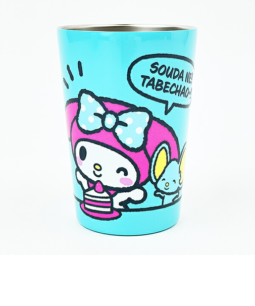 サンリオ マイメロディ ステンレスタンブラー (ブルー) コップ Sanrio