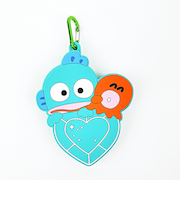 サンリオ ハンギョドン＆さゆり はあとぎゅっ カラビナ付シリコンポーチ Sanrio