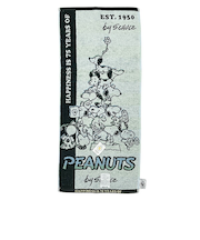 スヌーピー ジャガード フェイスタオル PEANUTS 75th 日本製 SNOOPY