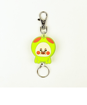 こびとづかん スモモノウチ ラバーリールキーホルダー