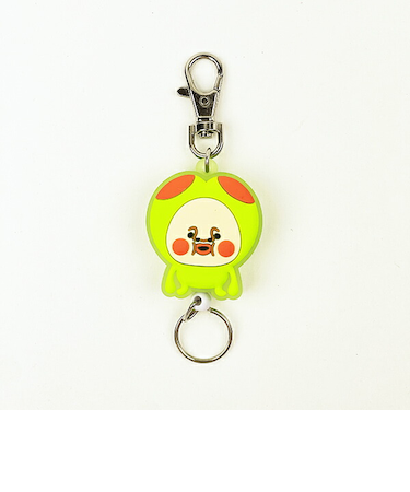 こびとづかん スモモノウチ ラバーリールキーホルダー