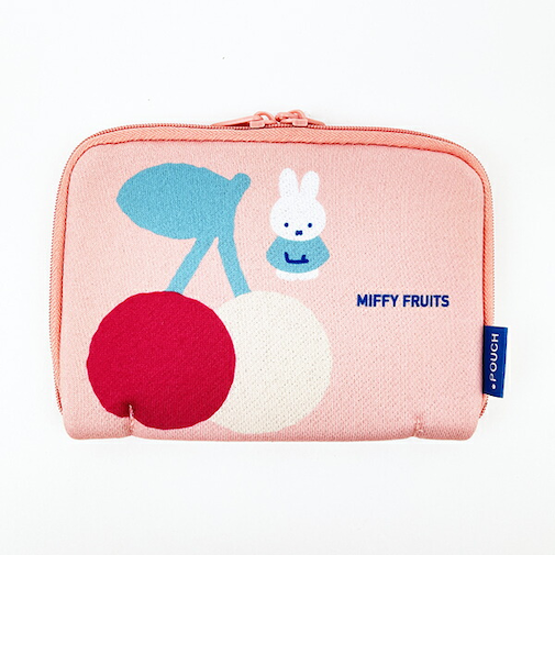 ミッフィー miffy チェリー どっとポーチ ショート MIFFY FRUITS