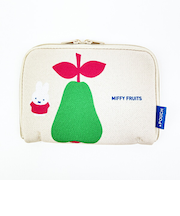 ミッフィー miffy 洋ナシ どっとポーチ ショート MIFFY FRUITS