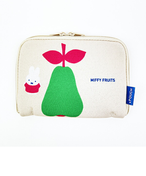 ミッフィー miffy 洋ナシ どっとポーチ ショート MIFFY FRUITS