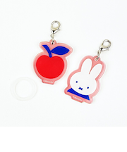 ミッフィー miffy アップル アクリルマーカーチャームセット キーホルダー MIFFY FRUITS 日本製