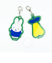ミッフィー miffy 洋ナシ アクリルマーカーチャームセット キーホルダー MIFFY FRUITS 日本製
