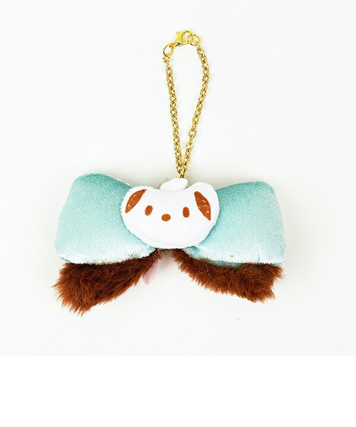 サンリオ ポチャッコ ふわみみリボンバッグチャーム (グリーン) キーホルダー Sanrio