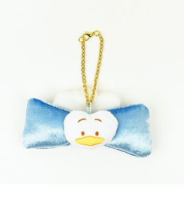 サンリオ あひるのペックル ふわみみリボンバッグチャーム (ブルー) キーホルダー Sanrio