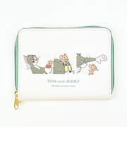 トムとジェリー コンパクトマルチポーチ (グリーン)