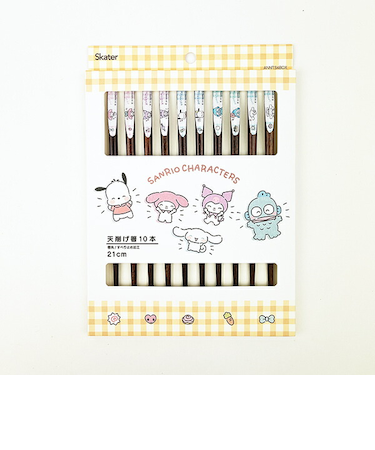 サンリオキャラクターズ 天削り箸10本セット 食器 Sanrio