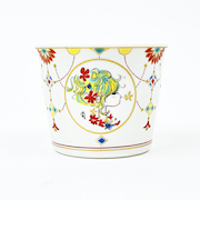 水森亜土 ハナ 九谷焼 蕎麦猪口  食器 日本製 亜土ちゃん