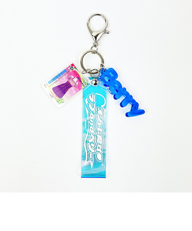 オシャレ魔女 ラブ and ベリー ベリー アクリルチャーム付きオーロラテープキーホルダー ラブベリー