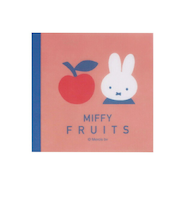 ミッフィー miffy りんご スクエアメモ 文具 MIFFY FRUITS 日本製
