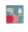 ミッフィー miffy さくらんぼ スクエアメモ 文具 MIFFY FRUITS 日本製