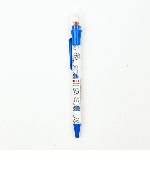 ミッフィー miffy フラワーホワイト くるりんボールペン 文具 日本製