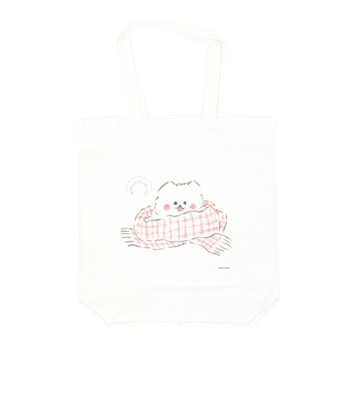 ほわころくらぶ ホワイトトート マフラー バッグ