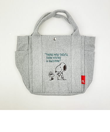 スヌーピー バッグ グレー ROOTOTE(ルートート) SNOOPY