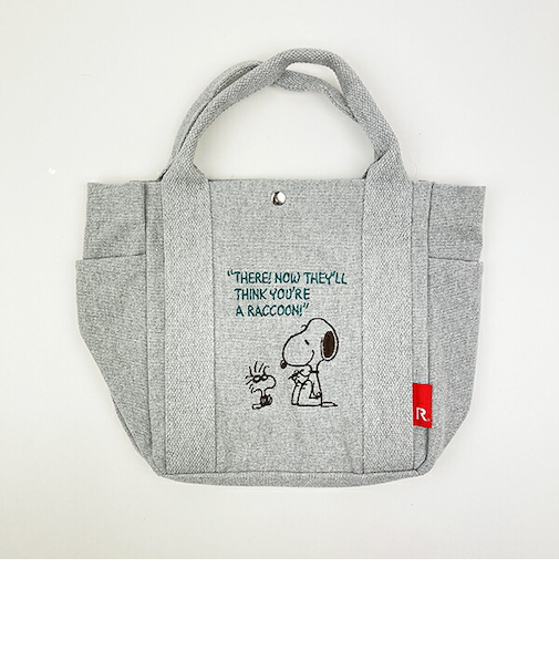 スヌーピー バッグ グレー ROOTOTE(ルートート) SNOOPY